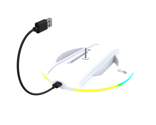 Вертикальна RGB-підставка Pega Sony PlayStation 5 Slim PS5 Slim Білий Вертикальна RGB-підставка Pega Sony PlayStation 5 Slim PS5 Slim Білий