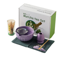 Набір для приготування чаю матчу No Brand Matcha 3125 Purple 7 предметів 13275-85684