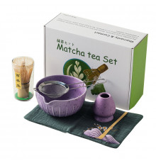 Набір для приготування чаю матчу No Brand Matcha 3125 Purple 7 предметів 13275-85684