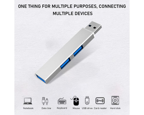 Адаптер перехідник GT USB на USB 3.0 Сірий (С051248)