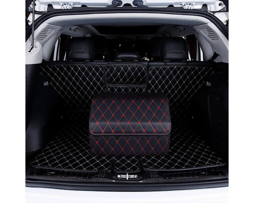 Автомобільний органайзер Lesko ZWX-002 Black/Red 65х30х30 см Автомобільний органайзер Lesko ZWX-002 Black/Red 65х30х30 см