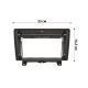 Перехідна рамка 9 Lesko Land Rover Range Rover Sport 2005-2009 (3789)