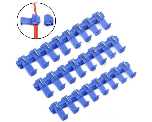 Набір клем з врізним контактом для швидкого монтажу K2 0,5 - 2,5 мм 70 шт Червоно-синій (С051304)