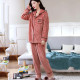 Комплект жіночої піжами Lesko CK-504 Peach 2XL
