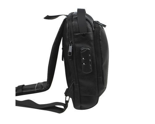 Сумка нагрудна через плече No Brand 694 32х16х10 см Black 13267-85743
