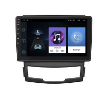 Штатна магнітола Lesko для SsangYong Korando III 2010-2013 екран 9" 1/16Gb Wi-Fi GPS Base