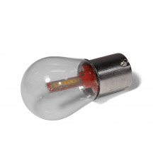 Світлодіодна лампа StarLight T25 18 chip СОВ 12V WHITE FLASH у скляній колбі