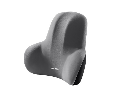 Поперекова подушка на сидіння XGFANG 34х43 см Gray