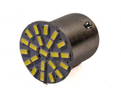 Світлодіодна лампа AllLight T25 22 діода 1206 1156 BA15S 12V WHITE Світлодіодна лампа AllLight T25 22 діода 1206 1156 BA15S 12V WHITE