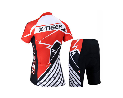 Велокостюм жіночий X-Tiger XW-DT-15401 Чорний з червоним 2XL Велокостюм жіночий X-Tiger XW-DT-15401 Чорний з червоним 2XL