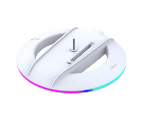 Вертикальна RGB-підставка Pega Sony PlayStation 5 Slim PS5 Slim Білий Вертикальна RGB-підставка Pega Sony PlayStation 5 Slim PS5 Slim Білий