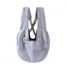 Нагрудна сумка-перенесення для котів та собак No Brand 2307MSML1185 Gray