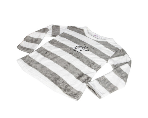 Жіноча піжама Lesko Zebra L Gray-White Жіноча піжама Lesko Zebra L Gray-White