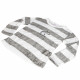 Жіноча піжама Lesko Zebra L Gray-White