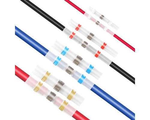 Термозбіжна гільза з припоєм PR термоусадка 4.0-6.0 мм² 100 шт Жовтий (C050948-100)