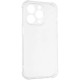 Силіконовий протиударний чохол панель + скло 9Н на Iphone 14 Pro Max прозорий Case (5747457457)