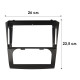 Перехідна рамка 9 Lesko для авто Nissan Altima 2006-2012 AC (6375)