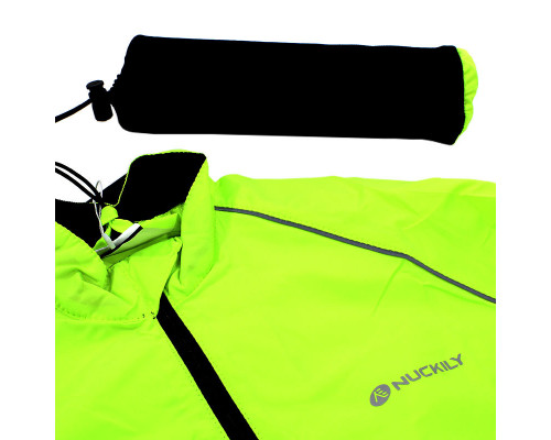 Вітровка велосипедна Nuckily MJ004 Fluorescent Зелений S (5081-14778) Вітровка велосипедна Nuckily MJ004 Fluorescent Зелений S (5081-14778)