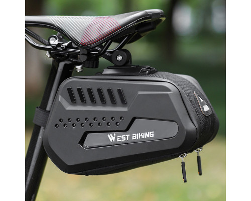 Велосумка під сідло велосипеда West Biking YP0707306 2,7 л Black 13352-85816