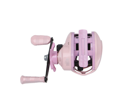 Котушка рибальська мультиплікаторна yumoshi AK 201 Pink-Black Left 6294-85958