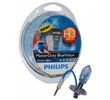 Автолампа PHILIPS 13336MDBVS2 H3 70W 24V PK22s MasterDuty BlueVision