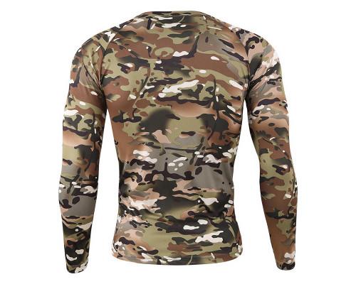 Тактичний лонгслів Lesko A659 2XL Camouflage CP Зелений (4254-75766) Тактичний лонгслів Lesko A659 2XL Camouflage CP Зелений (4254-75766)