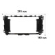 Перехідна рамка Lesko 9" Nissan Altima 2013-2018 Teana 2012-2020 (12468-76419)