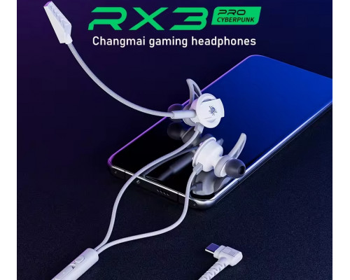Дротові ігрові навушники з мікрофоном Plextone RX3 PRO Type-C CYBERPUNK Дротові ігрові навушники з мікрофоном Plextone RX3 PRO Type-C CYBERPUNK