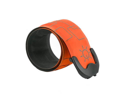 Світлодіодний LED браслет No Brand на руку AY-062 Orange USB акумуляторний