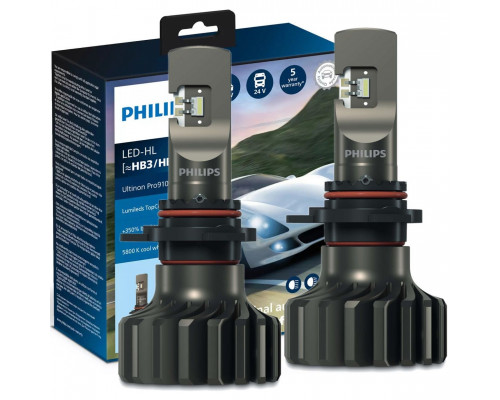 Комплект світлодіодних ламп Philips HB3/HB4 11005U91X2 LED Ultinon Pro9100 12/24V 2 штуки Комплект світлодіодних ламп Philips HB3/HB4 11005U91X2 LED Ultinon Pro9100 12/24V 2 штуки