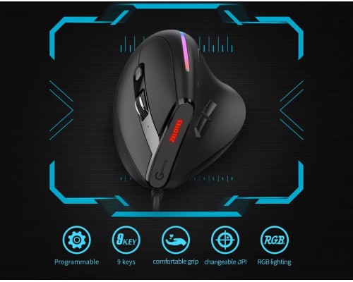 Миша провідна Zelotes T-50 RGB Миша провідна Zelotes T-50 RGB