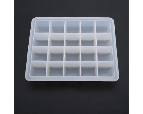 Силіконова форма CUMENSS AI-820 Cube 20 White для льоду Силіконова форма CUMENSS AI-820 Cube 20 White для льоду