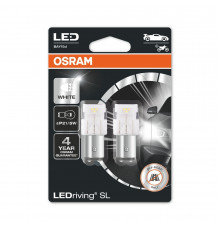 Комплект світлодіодних ламп Osram LEDriving SL 7528DWP-02b P21/5W 12V BAY15d White