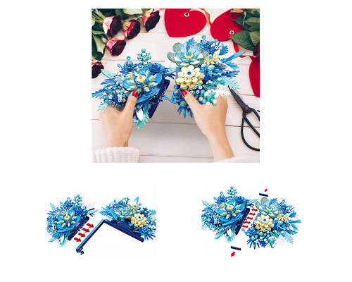 3D-конструктор Jie Star 9045 Dried Flower Decoration 917 деталей 13213-84637