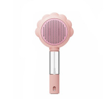 Гребінець-спрей для вовни тварин Lesko DT-1181 Pink