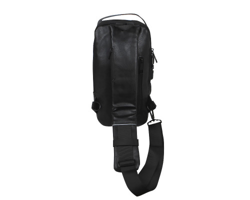 Сумка нагрудна через плече No Brand 694 32х16х10 см Black 13267-85743