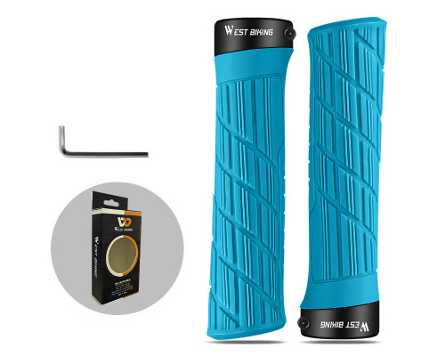 Грипси велосипедні West Biking YP0804063 Blue 13342-85803