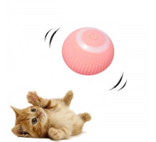 Іграшка для кішки Union USB smart м'яч-кулька PetGravity з хаотичним рухом та світловою панелі Pink