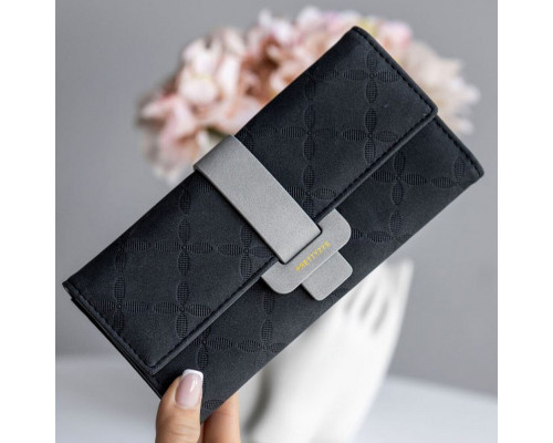 Жіночий гаманець Prettyzys PT18-989 19х10,5 см Чорний 13183-83834