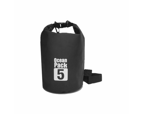 Водонепроникна сумка рюкзак гермомішок з шлейкою на плече Ocean Pack 5 л Black (553582532) Водонепроникна сумка рюкзак гермомішок з шлейкою на плече Ocean Pack 5 л Black (553582532)