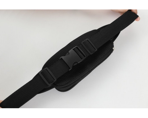 Сумка для бігу з 2 кишенями 22х10 см RunningBag Black (3614562)