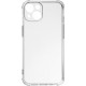 Силіконовий протиударний чохол панель + скло 9Н на Iphone 14 прозорий Case (5455441442)
