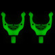 Тримач Toply 2024 для вудки Fluorescent Green