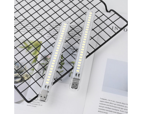 Лампа світлодіодна USB Lesko H1926-24 LED для повербанка Холодне світло Лампа світлодіодна USB Lesko H1926-24 LED для повербанка Холодне світло