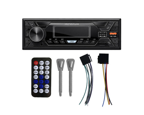 Магнітола HEVXM 3010 1DIN Bluetooth microSD MP3 AUX FM (2347-5560)