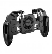 Бездротовий геймпад тригер для смартфонів Union PUBG Mobile M 11 з вентилятором та акумулятором на 2000 mAh Чорний (044)
