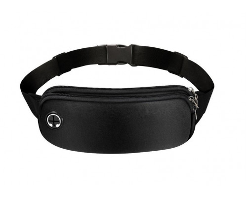 Сумка для бігу з 2 кишенями 22х10 см RunningBag Black (3614562)