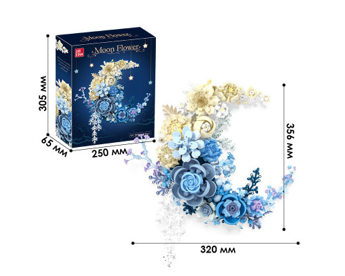 3D-конструктор JIE-STAR 9094 Moon Flower 590 деталей 13220-84639