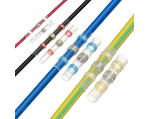 Термозбіжна гільза з припоєм PR термоусадка 4.0-6.0 мм² 70 шт Жовтий (C050948-70)