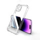 Силіконовий протиударний чохол панель + скло 9Н на Iphone 15 Pro прозорий Case (46453242454)